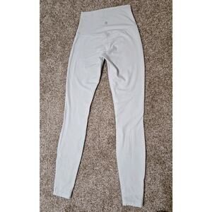 Lululemon Wunder Train High Rise Leggings Womens 2 Lt Green Athletic 22" Running